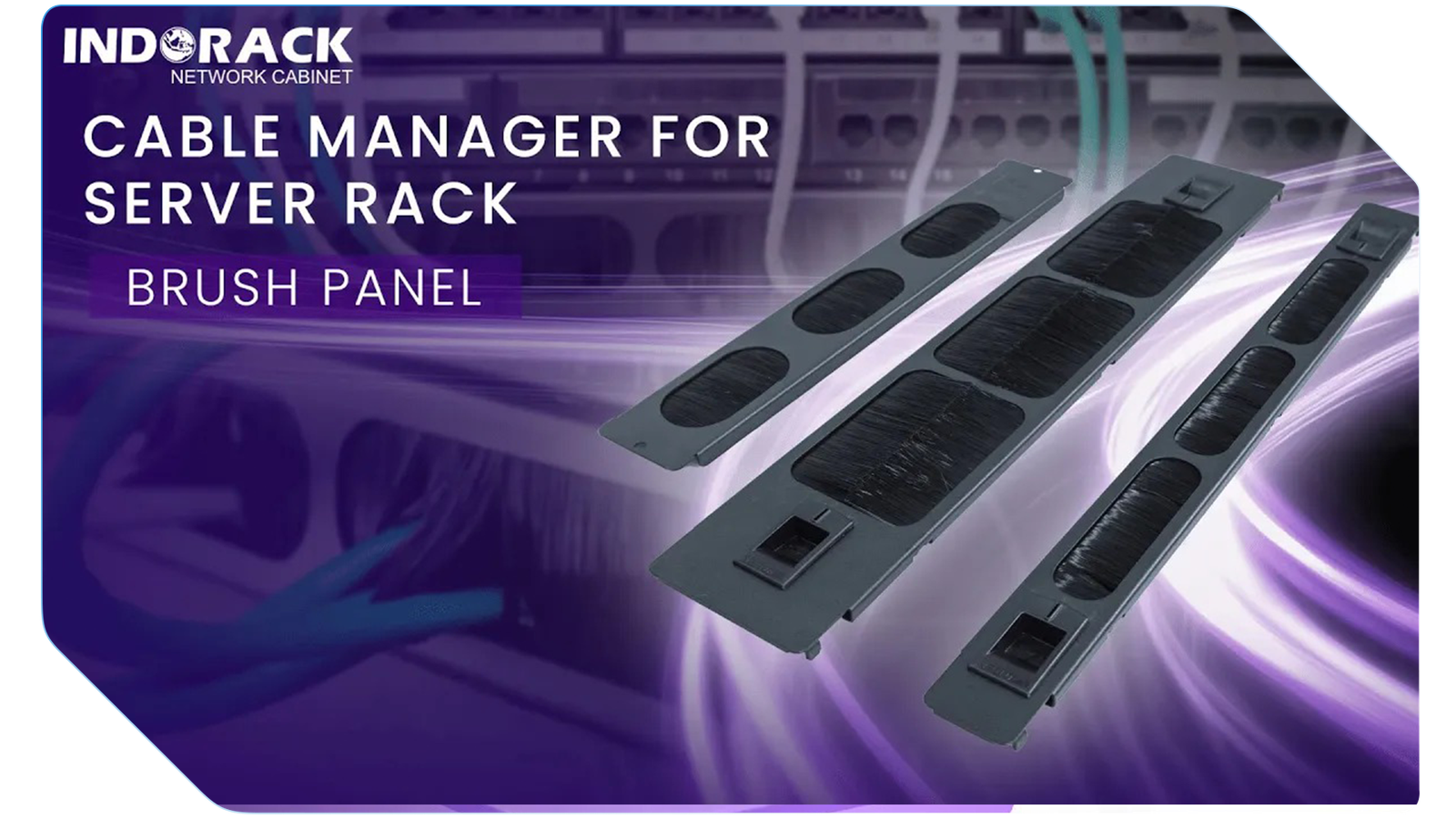 SOLUSI KABEL RAPIH & PROTEKSI DEBU DI RAK SERVER - REVIEW BRUSH PANEL